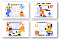 9 Surveillance Services Illustration Product Image 2
