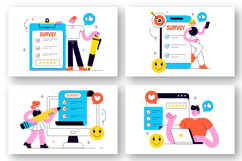 10 Survey Vector Illustration Product Image 2