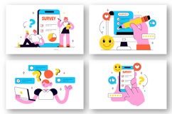 10 Survey Vector Illustration Product Image 3