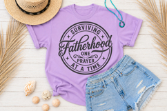 Surviving Fatherhood One Prayer At A Time SVG, Christian Dad Product Image 3