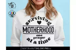 Download this Surviving Motherhood SVG today. These Motherhood SVG are compatible with Cricut, Glowforge and Silhouette Cutting Machines.