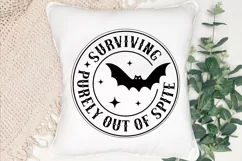 Surviving Purely Out Of Spite SVG, Snarky Skulls SVG Design Product Image 3