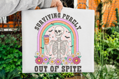 Surviving Purely Out of Spite Halloween Png, Halloween Product Image 2