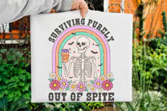 Surviving Purely Out of Spite Halloween Png, Halloween Product Image 2