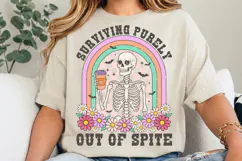 Surviving Purely Out of Spite Halloween Png, Halloween Product Image 3