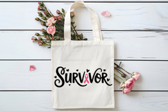 Survivor SVG | Breast Cancer Awareness SVG Product Image 4