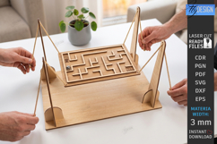 Ball Maze Games Laser Cut Bundle | Labyrinth Balance Toys Product Image 8