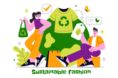 10 Sustainable Fashion Illustration Product Image 4