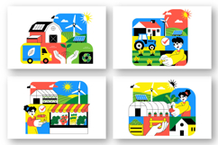 10 Sustainable Food Production Illustration Product Image 2