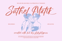 Suthel Matik - Bold Brush Font Product Image 1