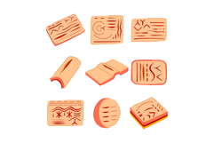 suture practice pad set cartoon Product Image 1