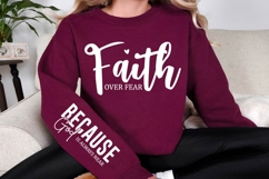 Faith Over Fear SVG Design Product Image 2