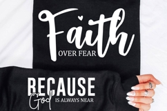Faith Over Fear SVG Design Product Image 3