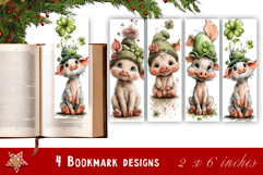 Pig. St Patrick's Day Bookmark, animal Sublimation Design Product Image 1