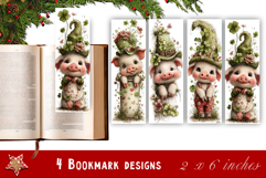 Pig. St Patrick's Day Bookmark, animal Sublimation Design Product Image 1