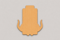 Minimalist Wooden Christmas Reindeer Gift Tags for Holiday Product Image 1