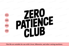 Bold black text club graphic lettering Product Image 1
