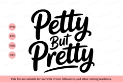 Petty but pretty text lettering script Product Image 1