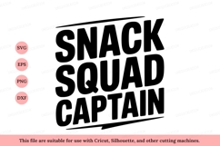 Snack squad captain text lettering Product Image 1
