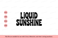 Liquid Sunshine Bold Typography black Product Image 1