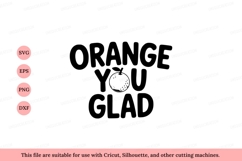 Orange fruit pun text typography Product Image 1
