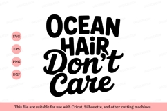 Ocean hair dont care text image Product Image 1