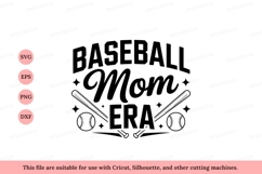 Baseball Mom Era Graphic sport game Product Image 1