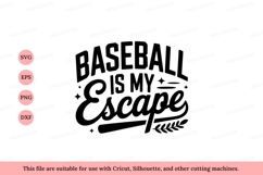 Baseball escape lettering sport hobby Product Image 1