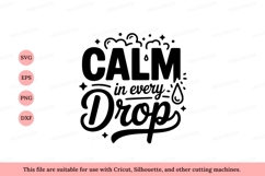 Calm in every drop water liquid Product Image 1