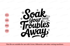 Soak troubles away bath bubbles image Product Image 1