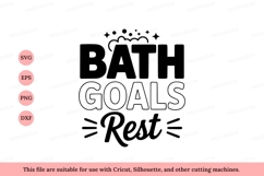 Bath goals rest relaxation selfcare Product Image 1