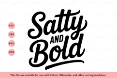 Salty bold lettering text typography Product Image 1