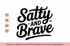 Salty Brave Script black bold Product Image 1