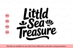 Little Sea Treasure Text lettering typography Product Image 1