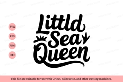 Little Sea Queen text lettering typography Product Image 1