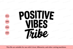 Positive vibes tribe typography text Product Image 1