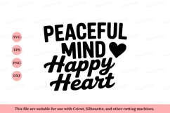 Peaceful mind happy heart love Product Image 1