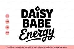 Daisy Babe Energy Text black Product Image 1