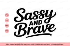 Sassy Brave Bold Script lettering Product Image 1
