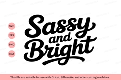 Sassy and Bright Script lettering typography Product Image 1