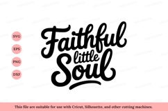 Faithful little soul script lettering Product Image 1