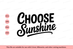 Choose Sunshine Script lettering typography Product Image 1