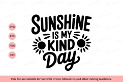 Sunshine is my kind day black Product Image 1