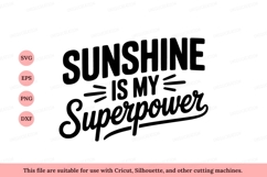 Sunshine superpower quote text lettering Product Image 1