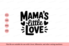 Mamas Little Love Heart Design text Product Image 1
