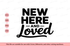 New here and loved text image Product Image 1