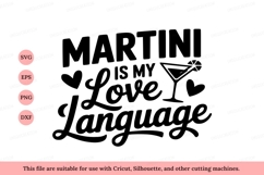 Martini Love Language drink cocktail Product Image 1