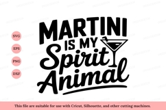 Martini Spirit Animal Drink Cocktail image Product Image 1