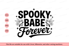 Spooky babe forever text design image Product Image 1