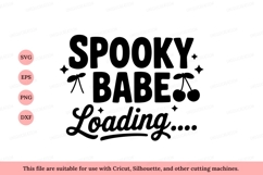 Spooky babe loading text design image Product Image 1